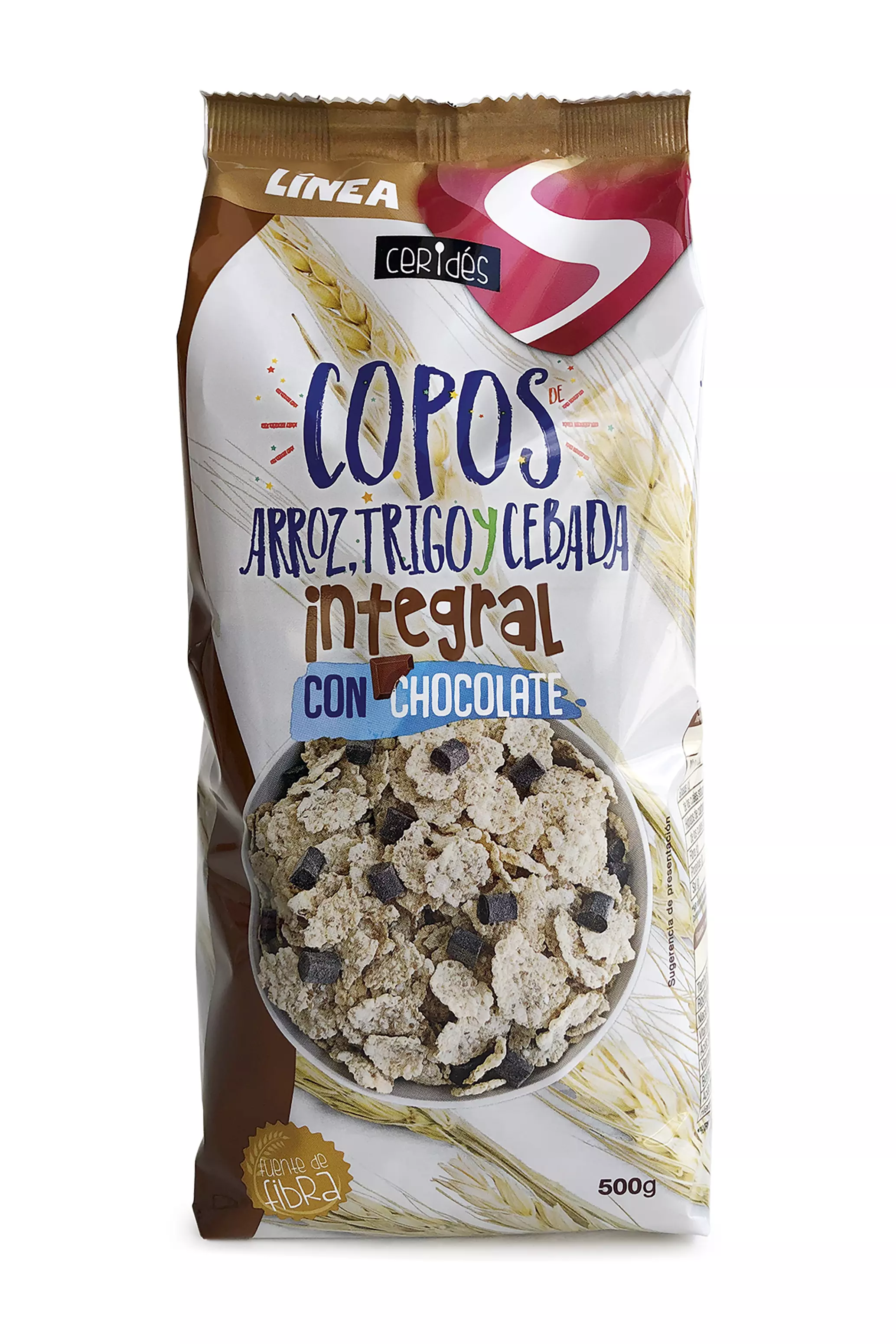  Copos Arroz y Trigo Integral Chocolate